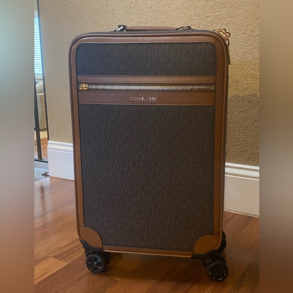MICHAEL KORS Brown Trolley Carry On Bag